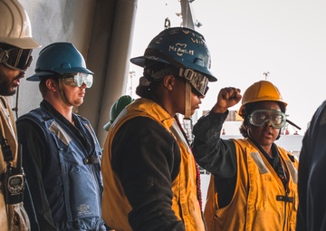 USS George Washington Conducts Fueling-At-Sea with USNS Yukon