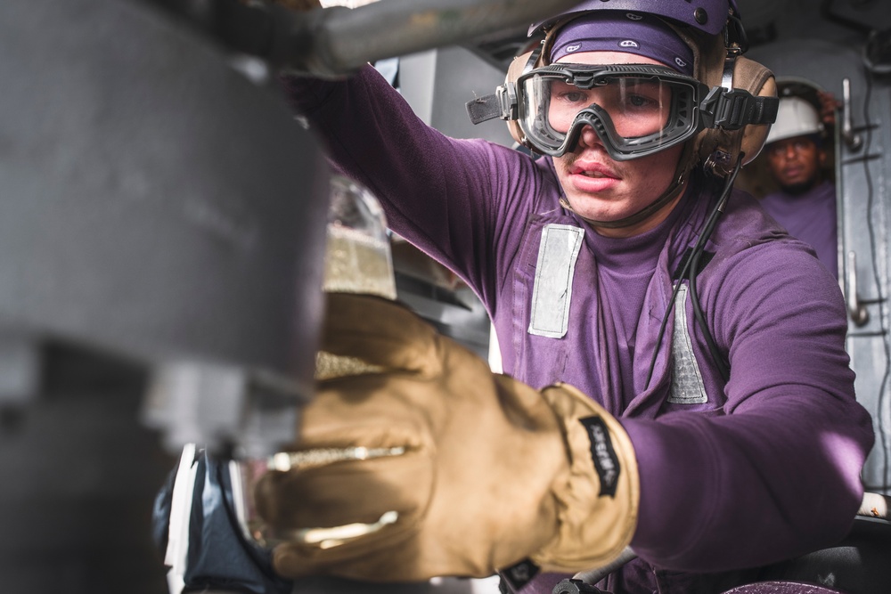 USS George Washington Conducts Fueling-At-Sea with USNS Yukon