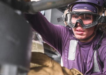 USS George Washington Conducts Fueling-At-Sea with USNS Yukon