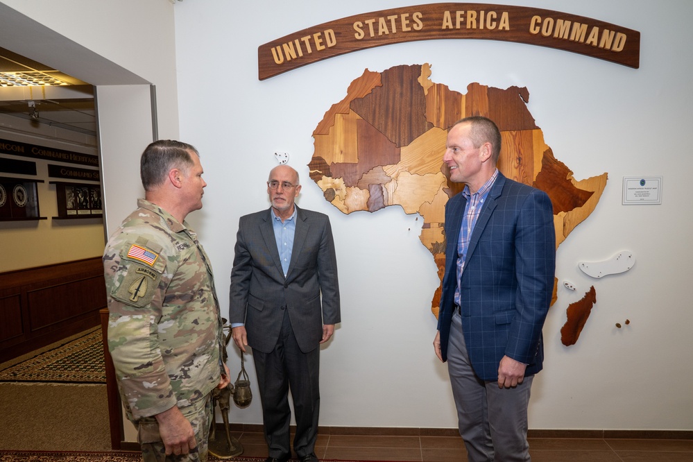 Ambassador Eric Kneedler visits U.S. AFRICOM