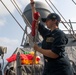 Frank E. Petersen Jr. conducts replenishment-at-sea