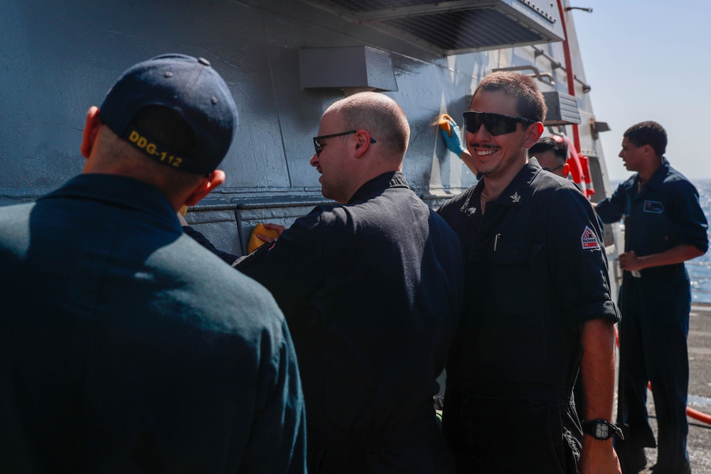 Michael Murphy conducts routine operations