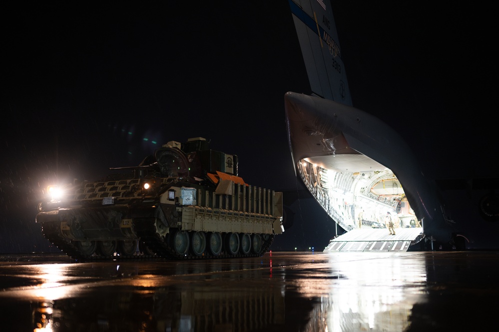 U.S. C-17 Moves troops and cargo throughout CENTCOM