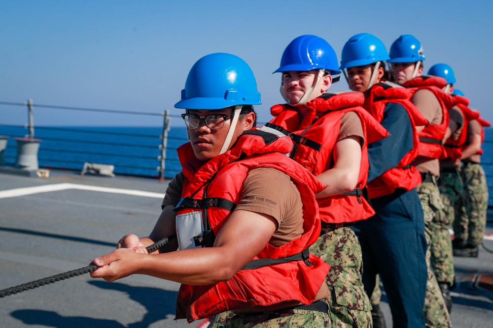 Michael Murphy conducts routine operations