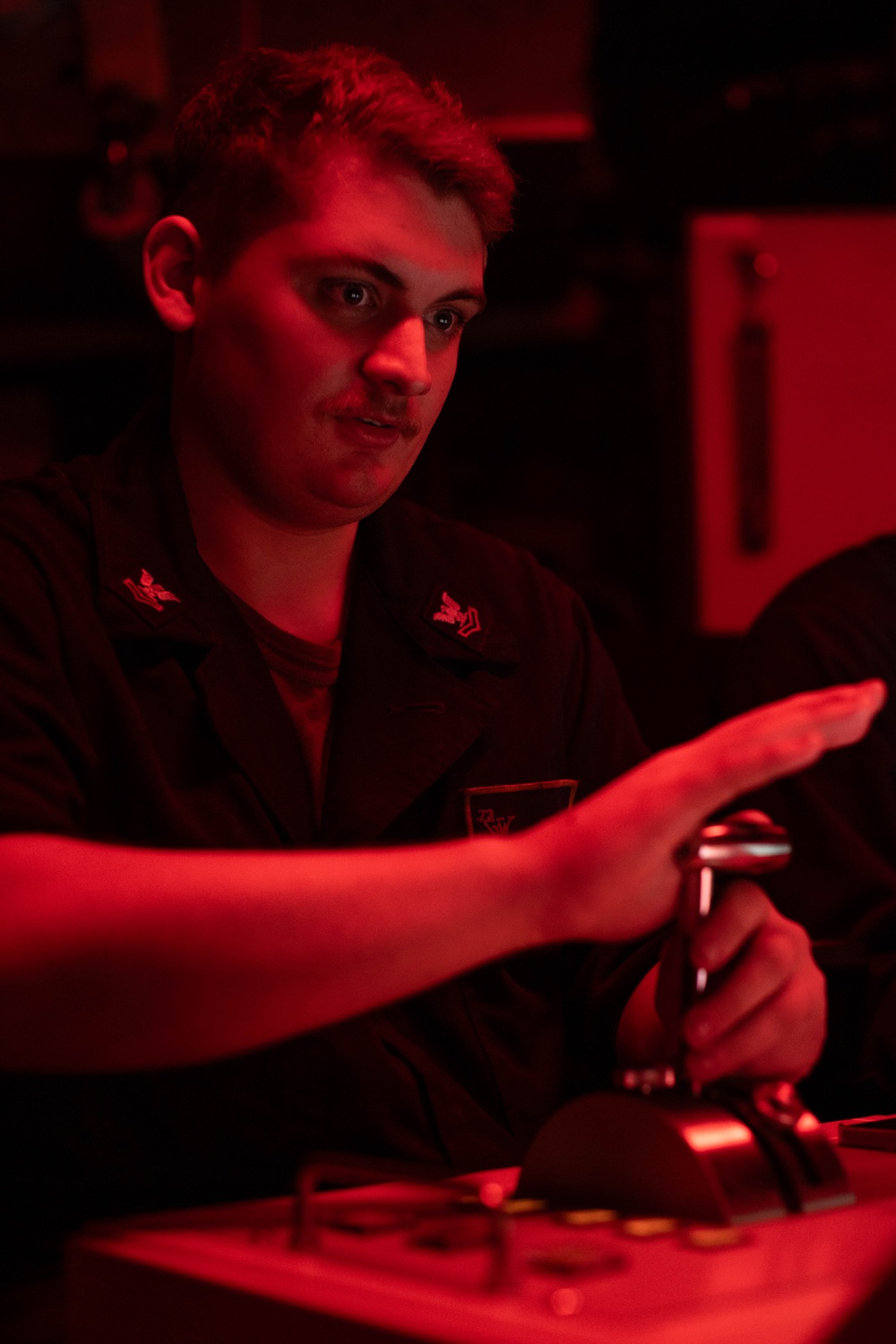 AIMD Sailors prepare and test jet engine aboard USS George Washington