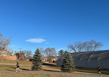 Finishing strong amidst the foliage