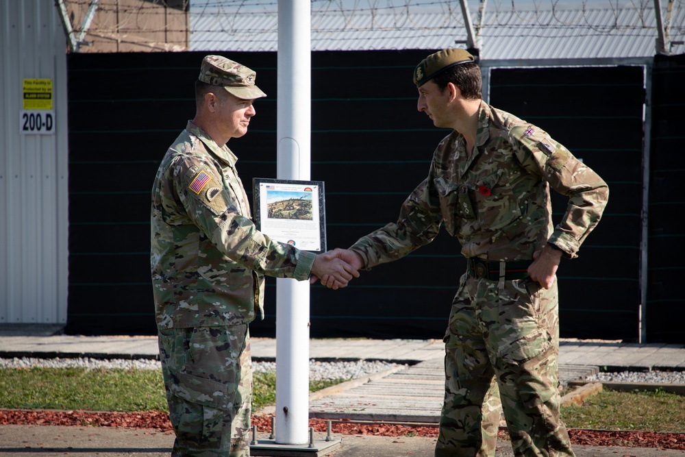 KFOR Award Ceremony Held for British Strategic Reserve Forces