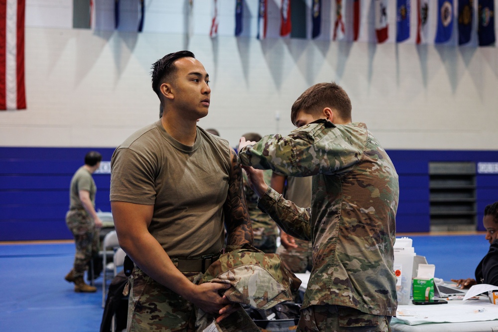 Flu Rodeo for Soldiers