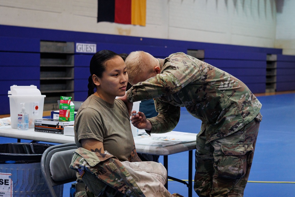 Flu Rodeo for Soldiers