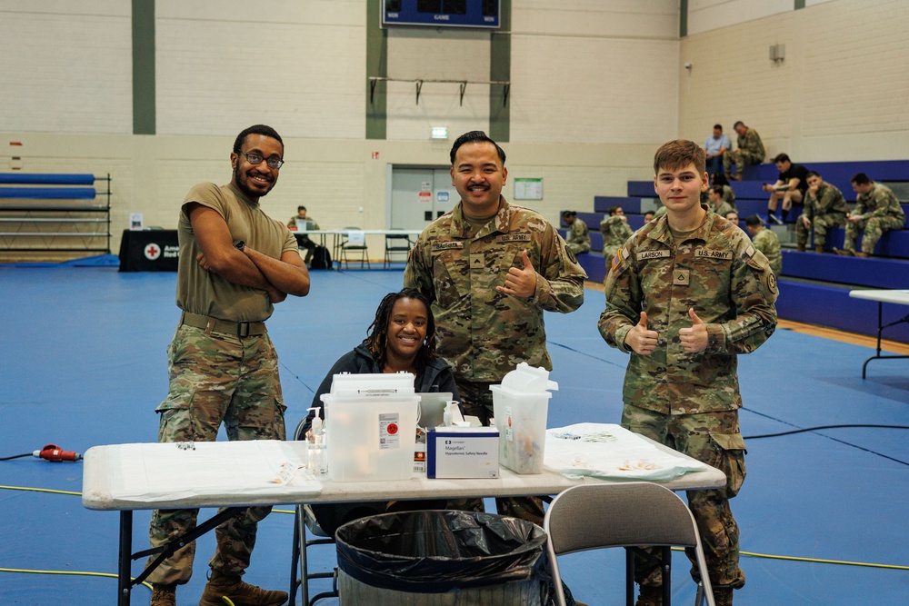 Flu Rodeo for Soldiers