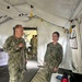 Navy Surgeon General Rear Admiral Darin Via and BUMED Force Master Chief PatrickPaul Mangaran toured Forward Deployable Preventive Medicine Unit Six