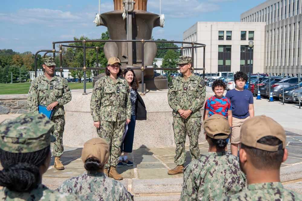 NMRTC, Bethesda Sailor's reenlistment ceremony