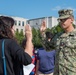 NMRTC, Bethesda Sailor's reenlistment ceremony