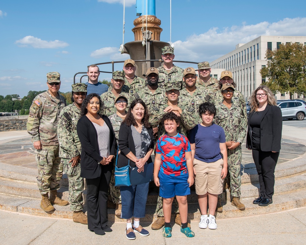 NMRTC, Bethesda Sailor's reenlistment ceremony