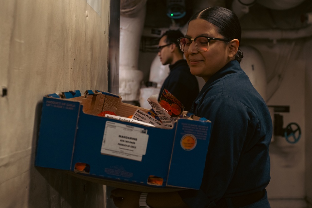 USS Gerald R. Ford (CVN 78) Replenishment at Sea