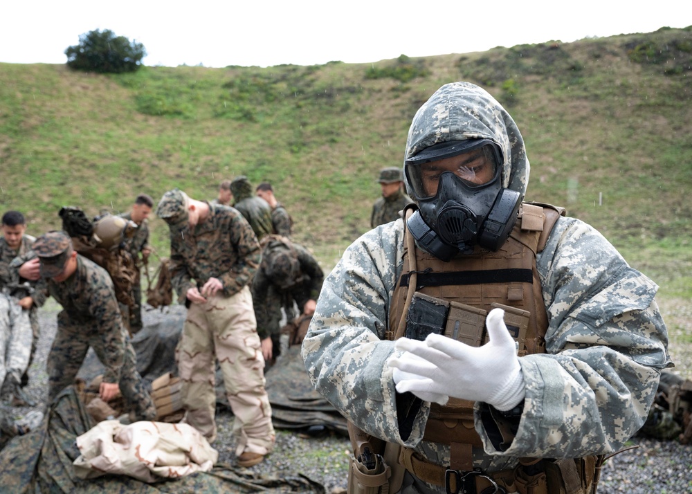 FASTEUR Marines Conduct Breach and Clear Training