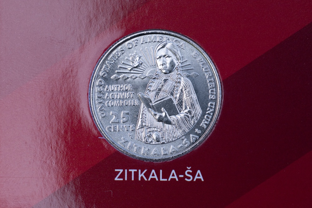 Arlington National Cemetery and the United States Mint Hold a Remembrance Ceremony for Zitkala-Ša in Section 2