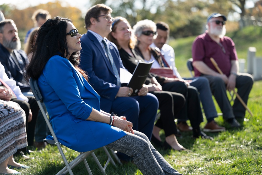 Arlington National Cemetery and the United States Mint Hold a Remembrance Ceremony for Zitkala-Ša in Section 2