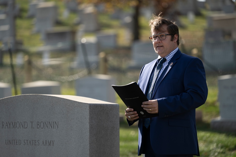 Arlington National Cemetery and the United States Mint Hold a Remembrance Ceremony for Zitkala-Ša in Section 2