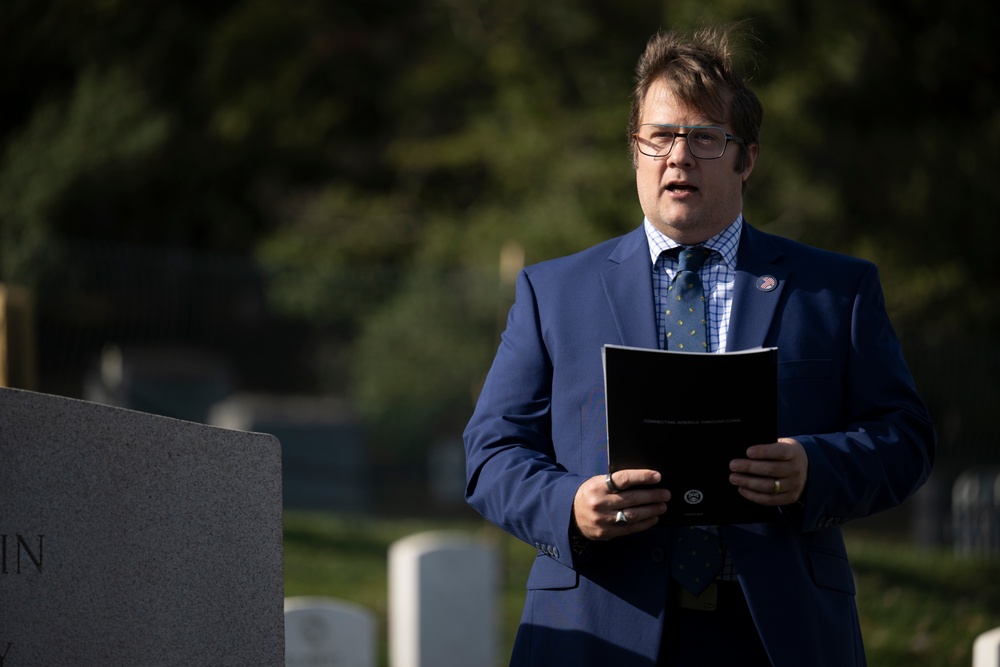 Arlington National Cemetery and the United States Mint Hold a Remembrance Ceremony for Zitkala-Ša in Section 2