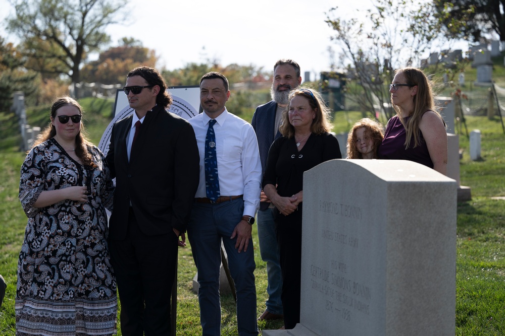 Arlington National Cemetery and the United States Mint Hold a Remembrance Ceremony for Zitkala-Ša in Section 2