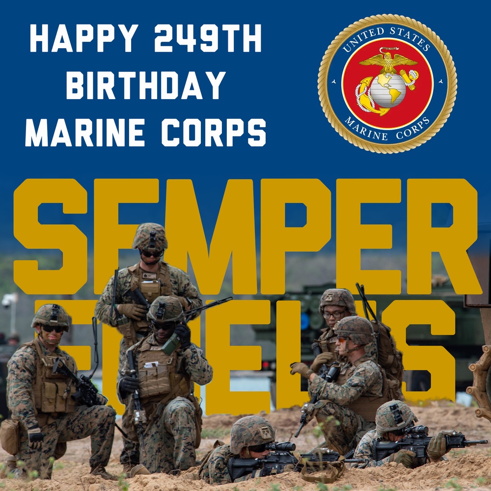 U.S. Navy Celebrates the 249th Birthday of the U.S. Marine Corps