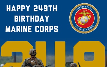 U.S. Navy Celebrates the 249th Birthday of the U.S. Marine Corps