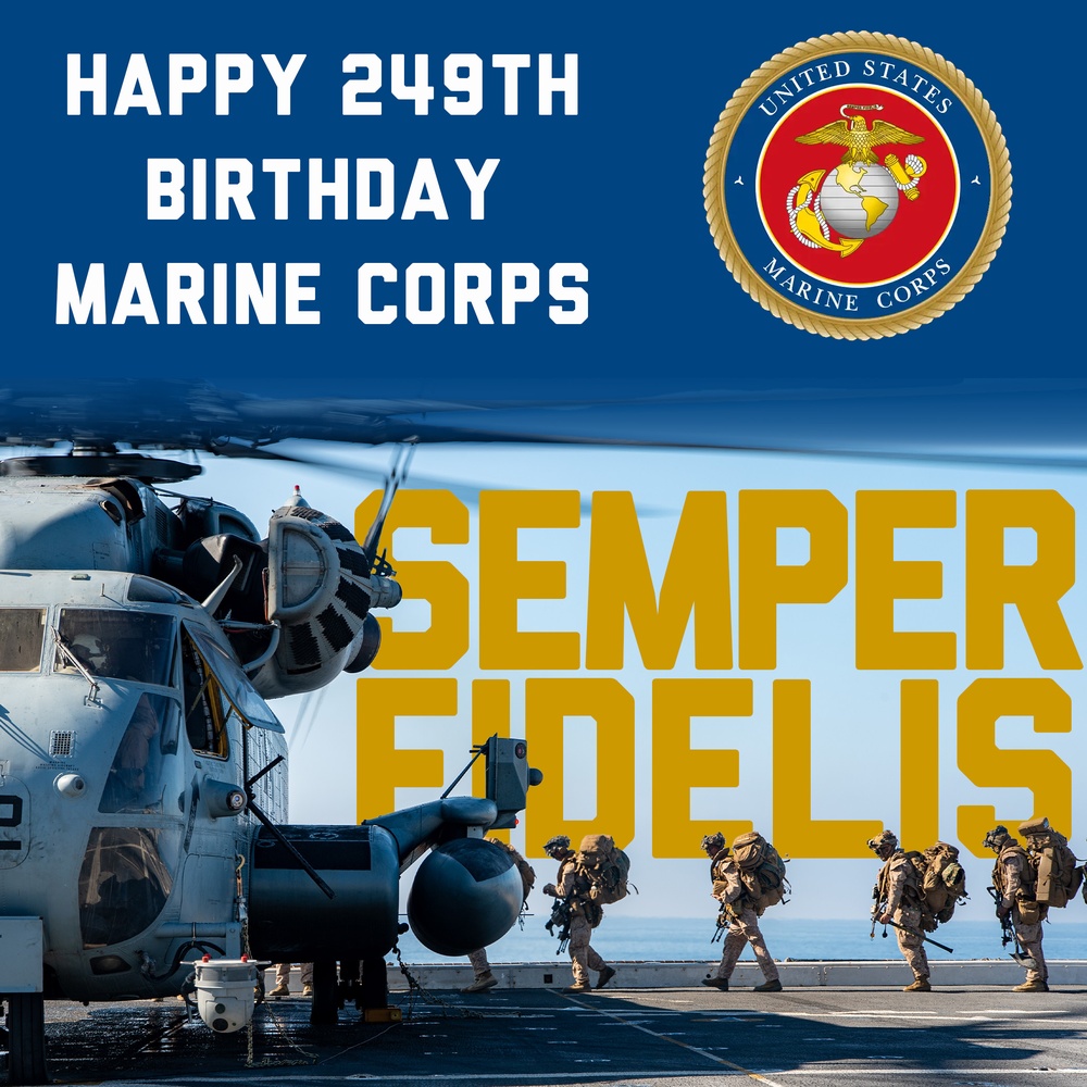 U.S. Navy Celebrates the 249th Birthday of the U.S. Marine Corps