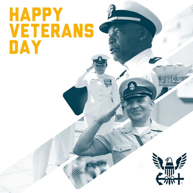 2024 Navy Veterans Day Graphic