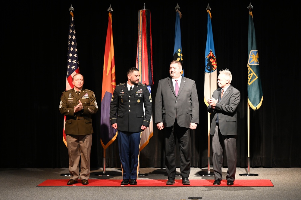 U.S. Army Intelligence Center of Excellence Instructor of the Year awards ceremony