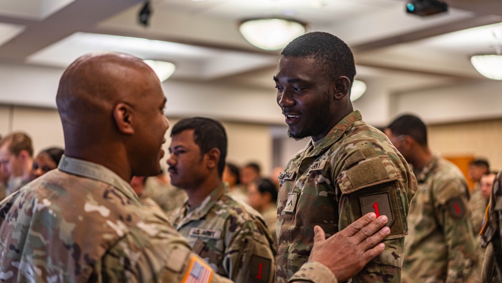 1st Infantry Division conducts patching ceremony