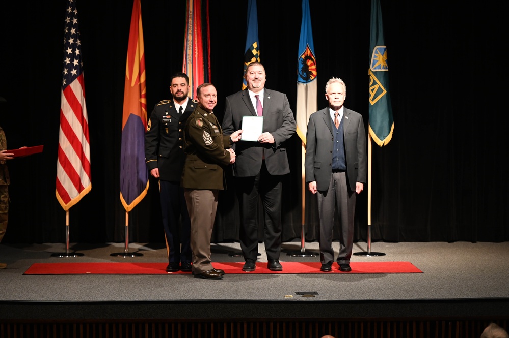 U.S. Army Intelligence Center of Excellence Instructor of the Year awards ceremony