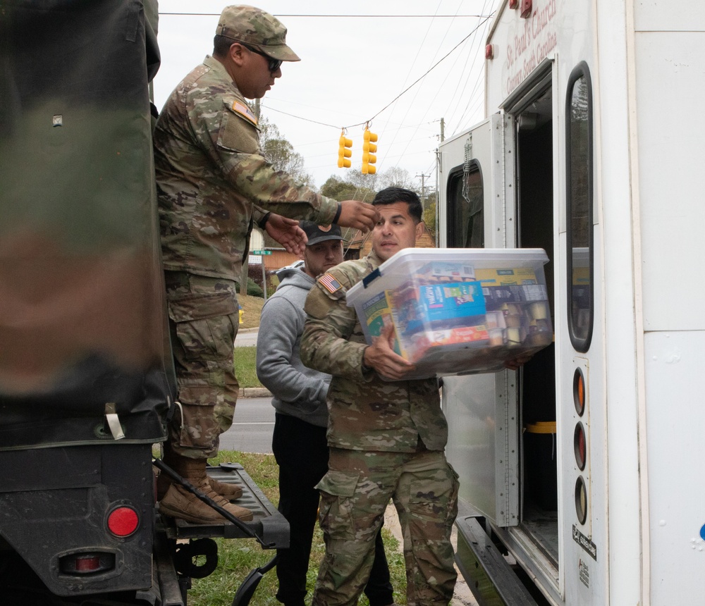 Headline: Joint Task Force- North Carolina: Helping communities in Buncombe county