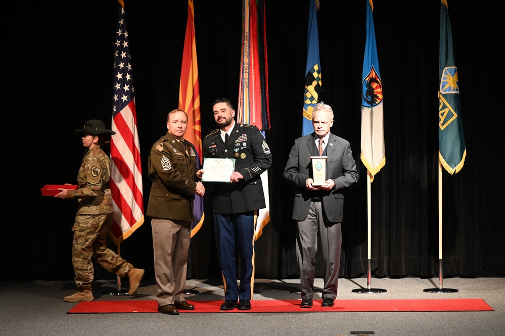 U.S. Army Intelligence Center of Excellence Instructor of the Year awards ceremony