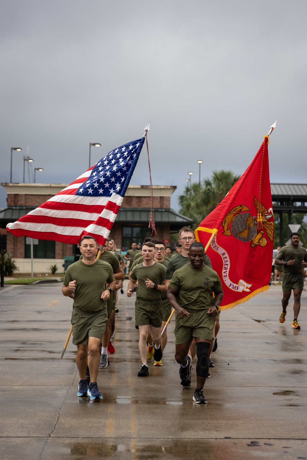 Marine Corp Support Facility New Orleans Marine Corps 249th birthday run