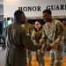 90 MW Base Honor Guard members coined