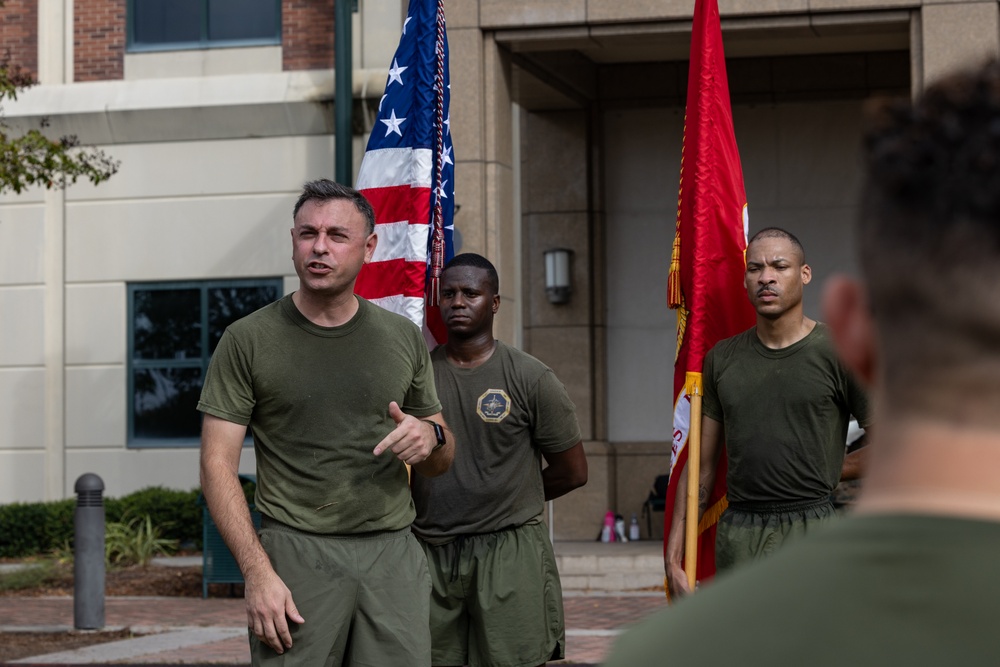 Marine Corp Support Facility New Orleans Marine Corps 249th birthday run