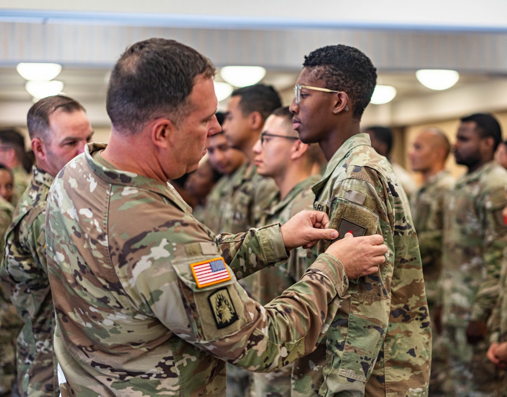 1st Infantry Division conducts patching ceremony