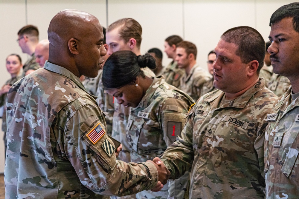 1st Infantry Division conducts patching ceremony