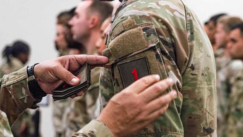 1st Infantry Division conducts patching ceremony