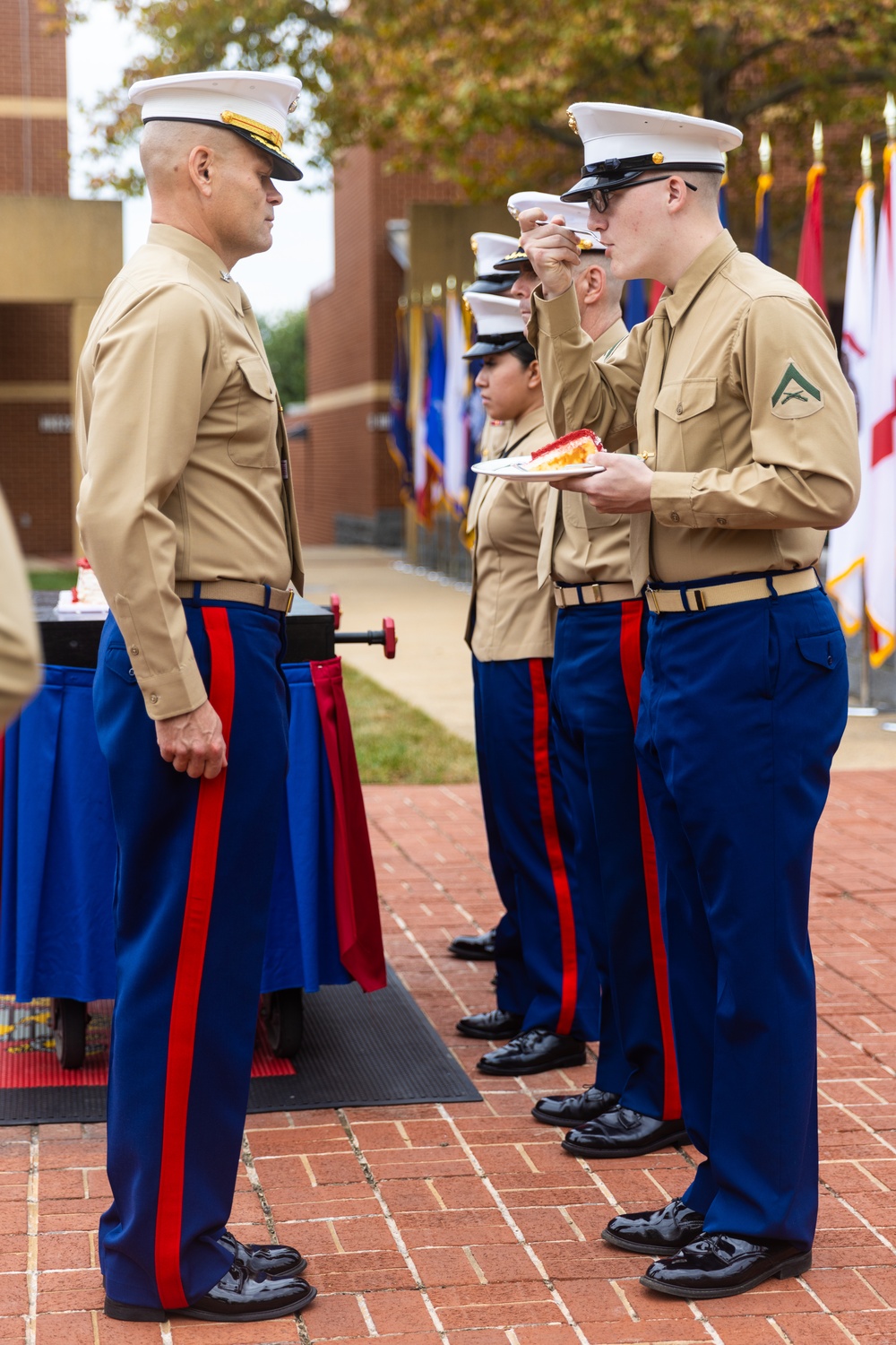 249th Marine Corps Birthday Cake Cutting Ceremony at Henderson Hall