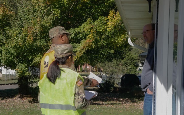 Headline: Joint Task Force- North Carolina: Door to Door in Waynesville
