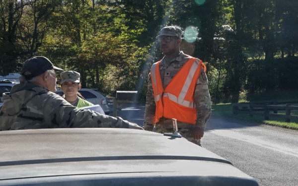 Headline: Joint Task Force- North Carolina: Door to Door in Waynesville