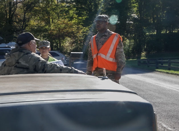 Headline: Joint Task Force- North Carolina: Door to Door in Waynesville