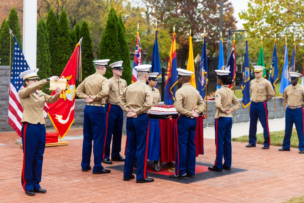 249th Marine Corps Birthday Cake Cutting Ceremony at Henderson Hall