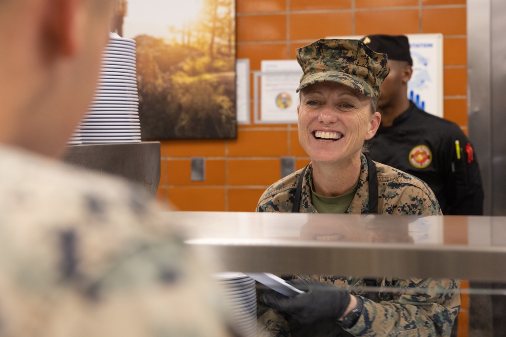 2nd Marine Logistics Group Celebrates 249th Marine Corps Birthday at French Creek Mess Hall