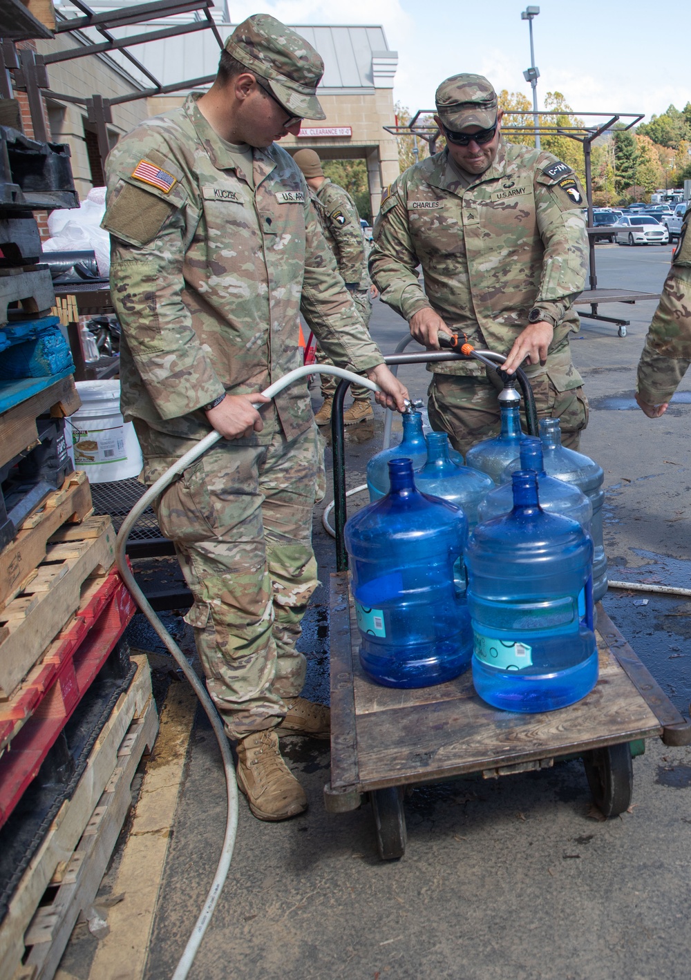 Headline: Joint Task Force- North Carolina: Providing Relief to Black Mountain