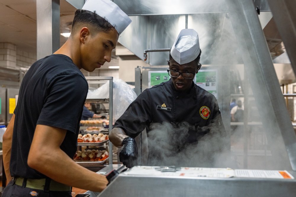 2nd Marine Logistics Group Celebrates 249th Marine Corps Birthday at French Creek Mess Hall