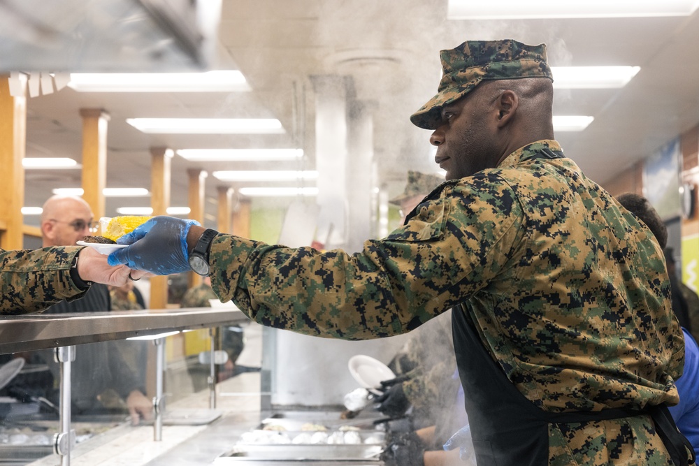 2nd Marine Logistics Group Celebrates 249th Marine Corps Birthday at French Creek Mess Hall