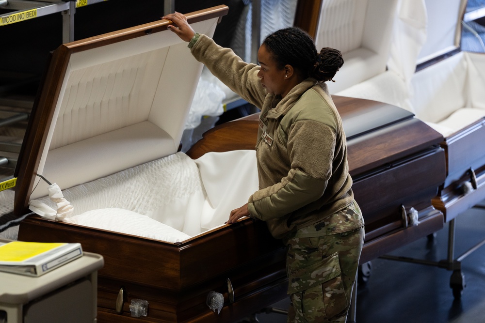 AFMAO conducts casket inspections